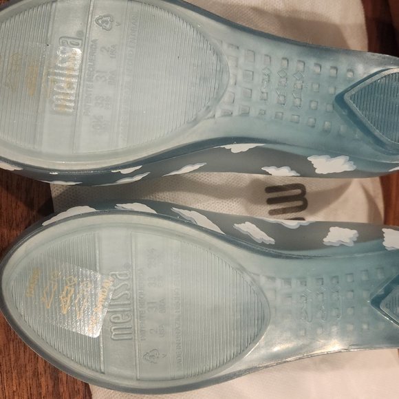 Super rare Mini Melissa cloud ballet flats size 2 new in box. Retails for $79 - Picture 2 of 6